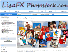 Tablet Screenshot of lisafxphotostock.com